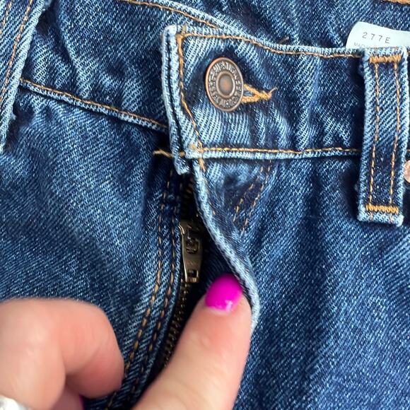 Vintage 90s Levi’s 550 relaxed fit tapered leg orange tab jeans 32x34 - Picture 5 of 8